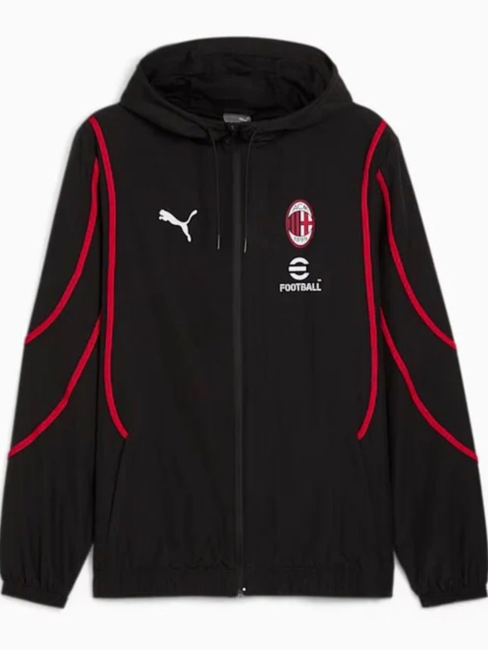Puma AC Milan Anthem Jacket sz medium, new with tags